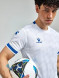 Футбольная форма KELME Short-Sleeved Football Suit (White/Blue)
