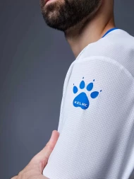 Футбольная форма KELME Short-Sleeved Football Suit (White/Blue)