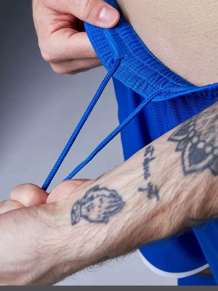 Футбольная форма KELME Short-Sleeved Football Suit (White/Blue)