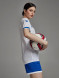 Футбольная форма KELME Short-Sleeved Football Suit (White/Blue)