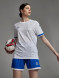 Футбольная форма KELME Short-Sleeved Football Suit (White/Blue)