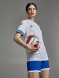 Футбольная форма KELME Short-Sleeved Football Suit (White/Blue)