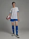 Футбольная форма KELME Short-Sleeved Football Suit (White/Blue)
