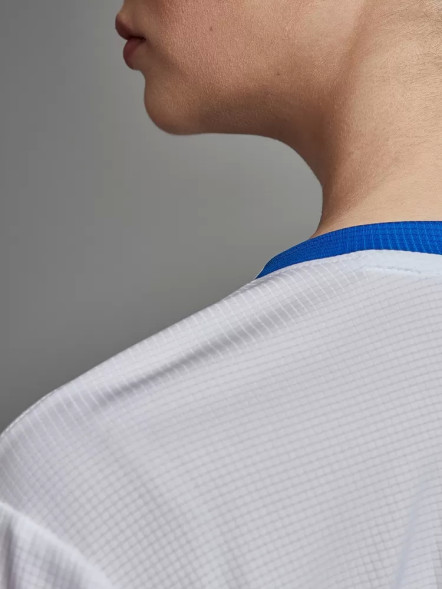 Футбольная форма KELME Short-Sleeved Football Suit (White/Blue)
