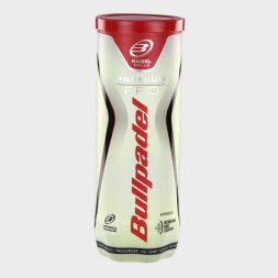 Мяч для падела BULLPADEL Premium PRO, 471959, уп.3 шт, войлок, нат.резина,желтый