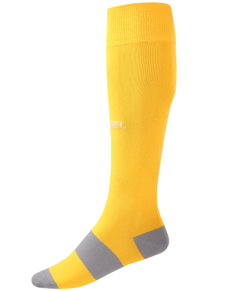 Гетры футбольные JOGEL CAMP BASIC SOCKS, желтый/серый/белый
