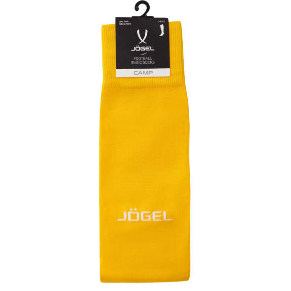 Гетры футбольные JÖGEL CAMP BASIC SOCKS, желтый/серый/белый