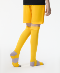 Гетры футбольные JOGEL CAMP BASIC SOCKS, желтый/серый/белый
