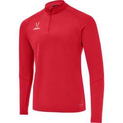 Джемпер тренировочный JÖGEL PREMIER PerFormDRY Training 1/4 Zip Fleece Top, красный