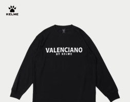 Свитшот KELME Round Neck Long Sleeve T-shirt Black