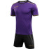 Детская футбольная форма KELME S/S Football Set Kid (Light Purple/Black)