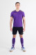 Детская футбольная форма KELME S/S Football Set Kid (Light Purple/Black)