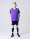 Детская футбольная форма KELME S/S Football Set Kid (Light Purple/Black)