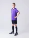 Детская футбольная форма KELME S/S Football Set Kid (Light Purple/Black)