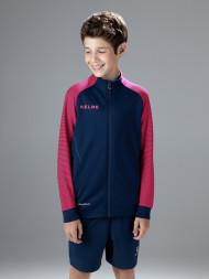 Детская олимпийка KELME Training Jacket Kid (Dark Blue/Pink)