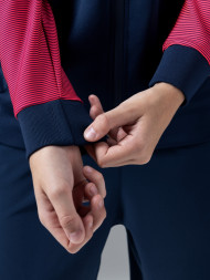Детская олимпийка KELME Training Jacket Kid (Dark Blue/Pink)