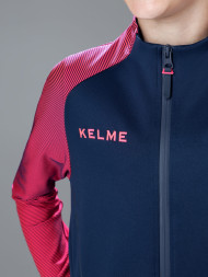 Детская олимпийка KELME Training Jacket Kid (Dark Blue/Pink)