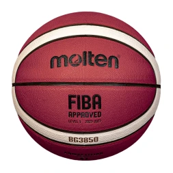 Мяч баск. MOLTEN B6G3850 р.6, FIBA Appr, синт.комп.кожа (ПУ),12 пан,бут.кам,нейл.корд,кор-беж-чер