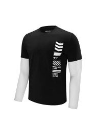 Лонгслив KELME Men's Long Sleeve T-Shirt (Black/White)
