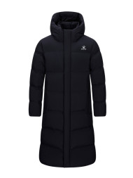 Пуховик KELME Long Down Jacket (Hooded) Black