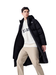 Пуховик KELME Long Down Jacket (Hooded) Black