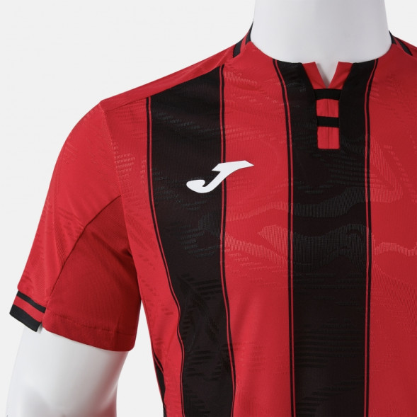 ФУТБОЛКА С КОРОТКИМ РУКАВОМ PREMIER КРАСНЫЙ ЧЕРНЫЙ