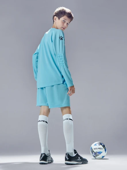 Детская вратарская форма KELME Long Sleeve Goalkeeper Suit Light Blue
