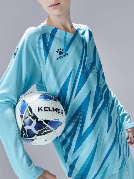 Детская вратарская форма KELME Long Sleeve Goalkeeper Suit Light Blue