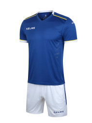 Футбольная форма KELME Short Sleeve Football Set (Blue/White)