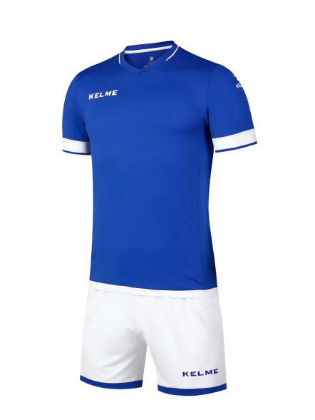 Футбольная форма KELME Short Sleeve Football Set (Blue/White)
