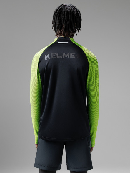 Лонгслив KELME Training Jacket (Black/Green)