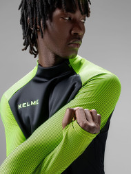 Лонгслив KELME Training Jacket (Black/Green)