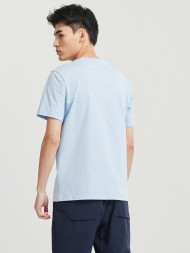 Футболка KELME Round Neck Short Sleeve T-Shirt Light Blue