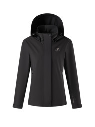 Демисезонная куртка KELME Hooded Woven Jacket Black