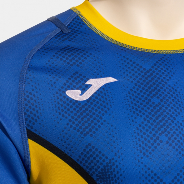 Регбийка JOMA CAMISETA MANGA CORTA MYSKIN III ROYAL AMARILLO