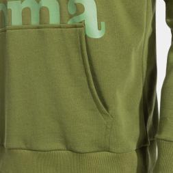 SUDADERA CON CAPUCHA MIMETIC VERDE