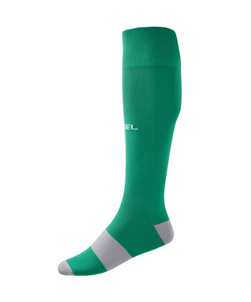 Гетры футбольные JOGEL CAMP BASIC SOCKS, зеленый/серый/белый