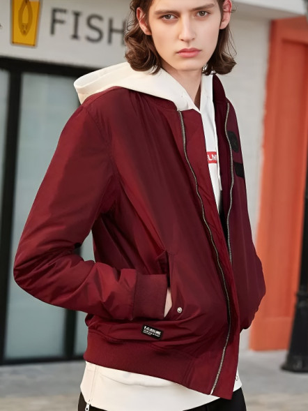 Бомбер KELME Men's Cotton Clothing Burgundy