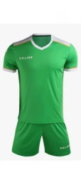 Детская футбольная форма KELME Short Sleeve Football Suit Green