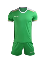 Детская футбольная форма KELME Short Sleeve Football Suit Green