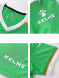 Детская футбольная форма KELME Short Sleeve Football Suit Green