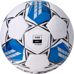 Мяч футб. SELECT Team DB V25, 0865560022, р.5, FIFA Basic, 32 пан, гл.ПУ, гибридн.сш., бело-синй