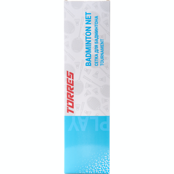 Сетка для бадминтона TORRES Tournament, BD002301, 1.2 мм нейлон