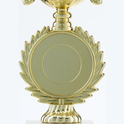 Кубок 186, наградная фигура, золото, подставка камень, 17 х 9,5 х 5 см.