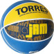 СЦ*Мяч баск  TORRES Jam, B02043, р 3, резина, нейлон  корд, бут  кам , син-желт-голубой
