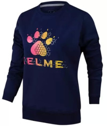 Свитшот KELME Women's Round Neck Sweater Dark Blue