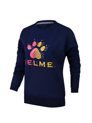 Свитшот KELME Women's Round Neck Sweater Dark Blue