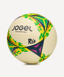 Мяч для пляжного волейбола JOGEL Rio, желтый/зеленый