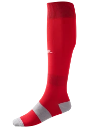 Гетры футбольные JOGEL CAMP BASIC SOCKS, красный/серый/белый