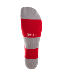 Гетры футбольные JOGEL CAMP BASIC SOCKS, красный/серый/белый